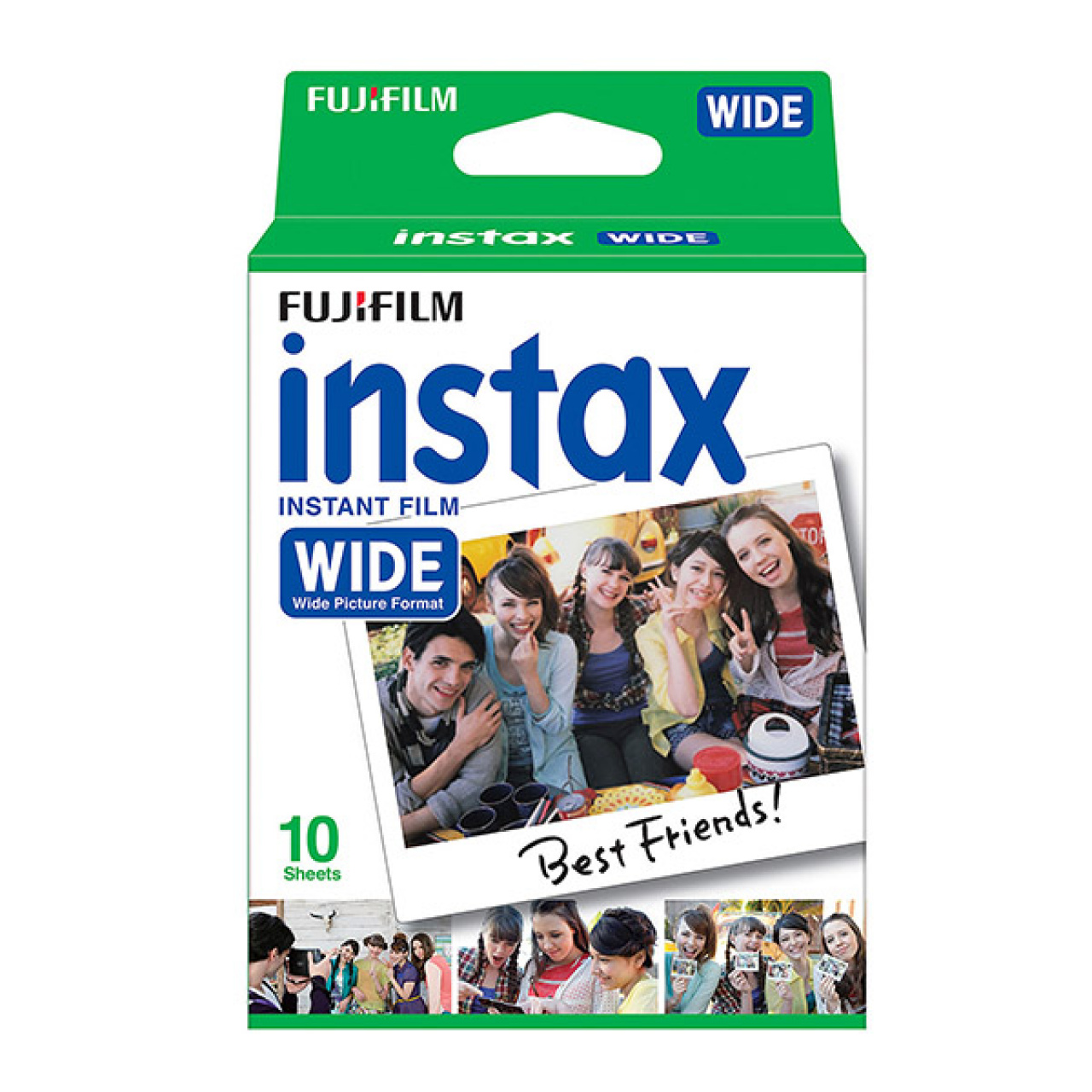 Recharges 10 photos Instax Wide couleur