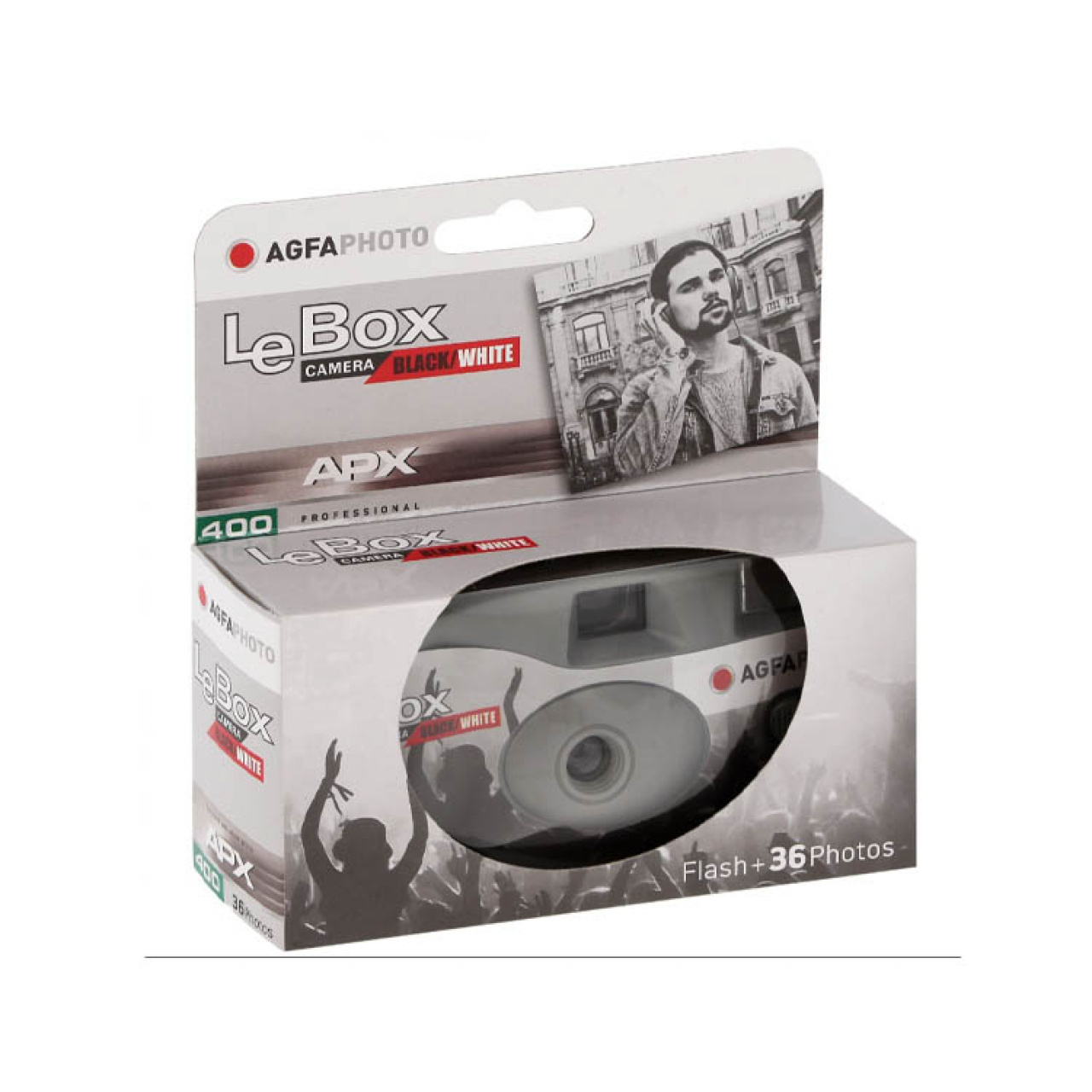 Agfa LeBox Noir et Blanc 27 poses - Jetable