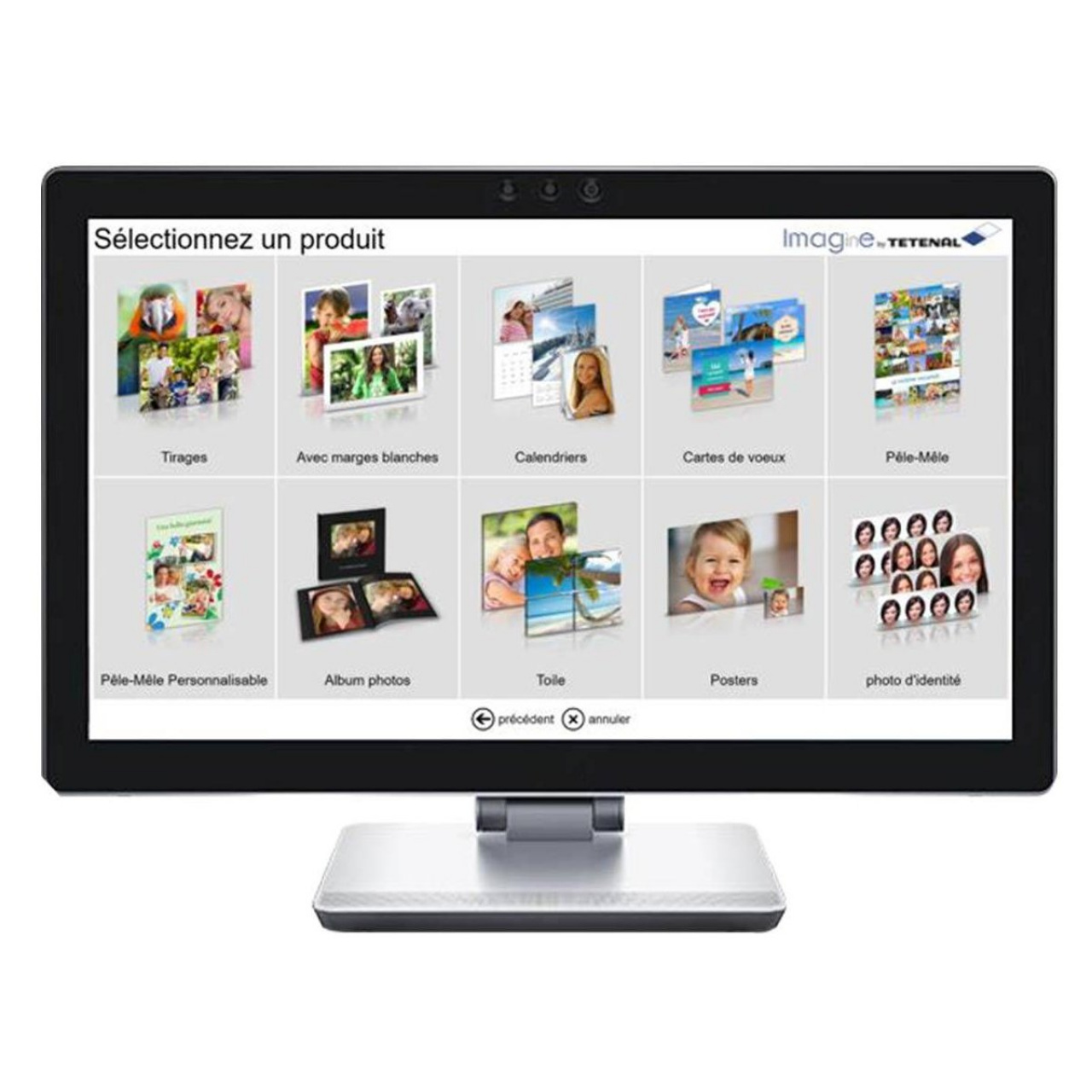 Tirage borne d'impression (montant total de la commande)