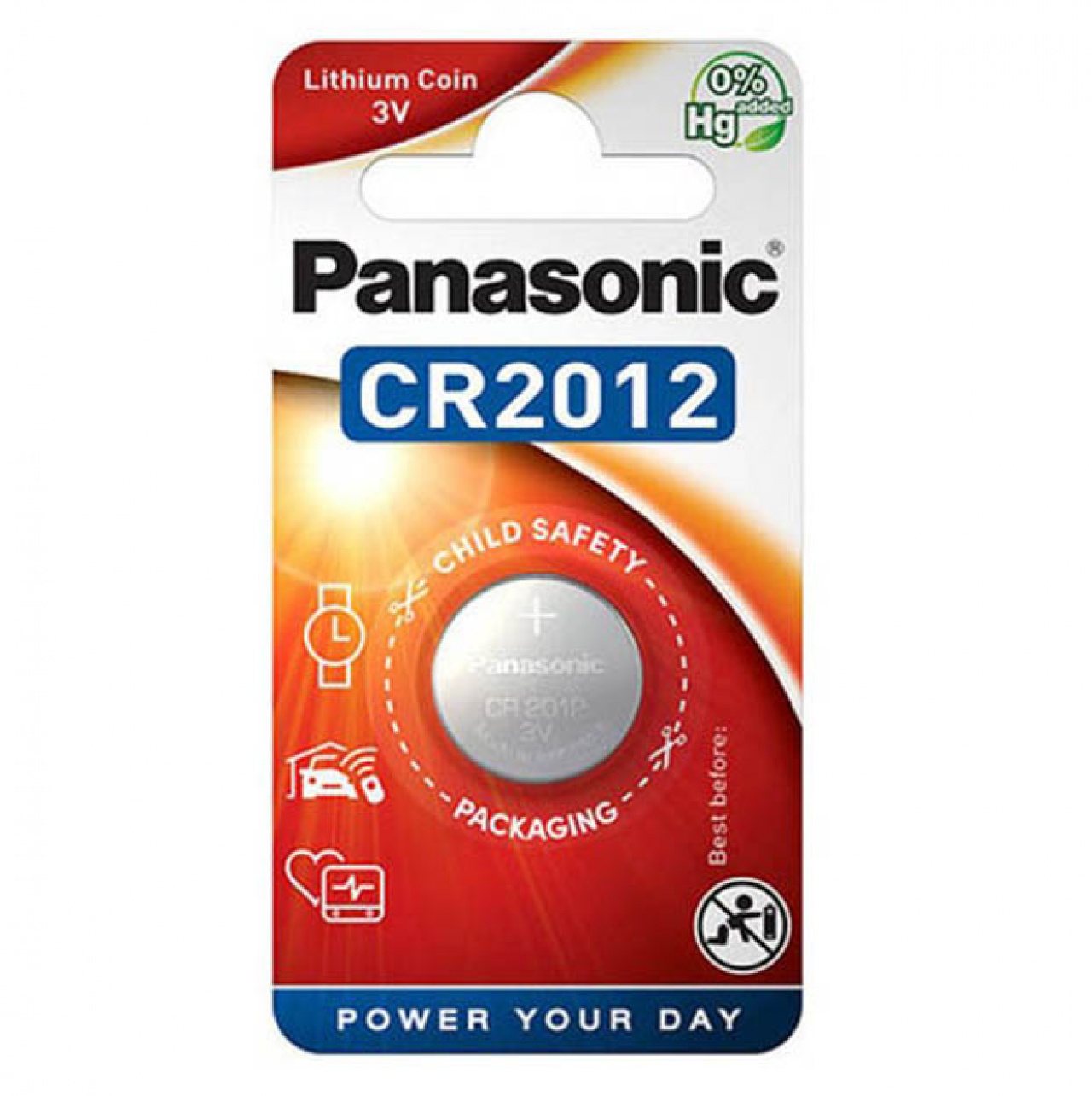 Pile bouton CR2012