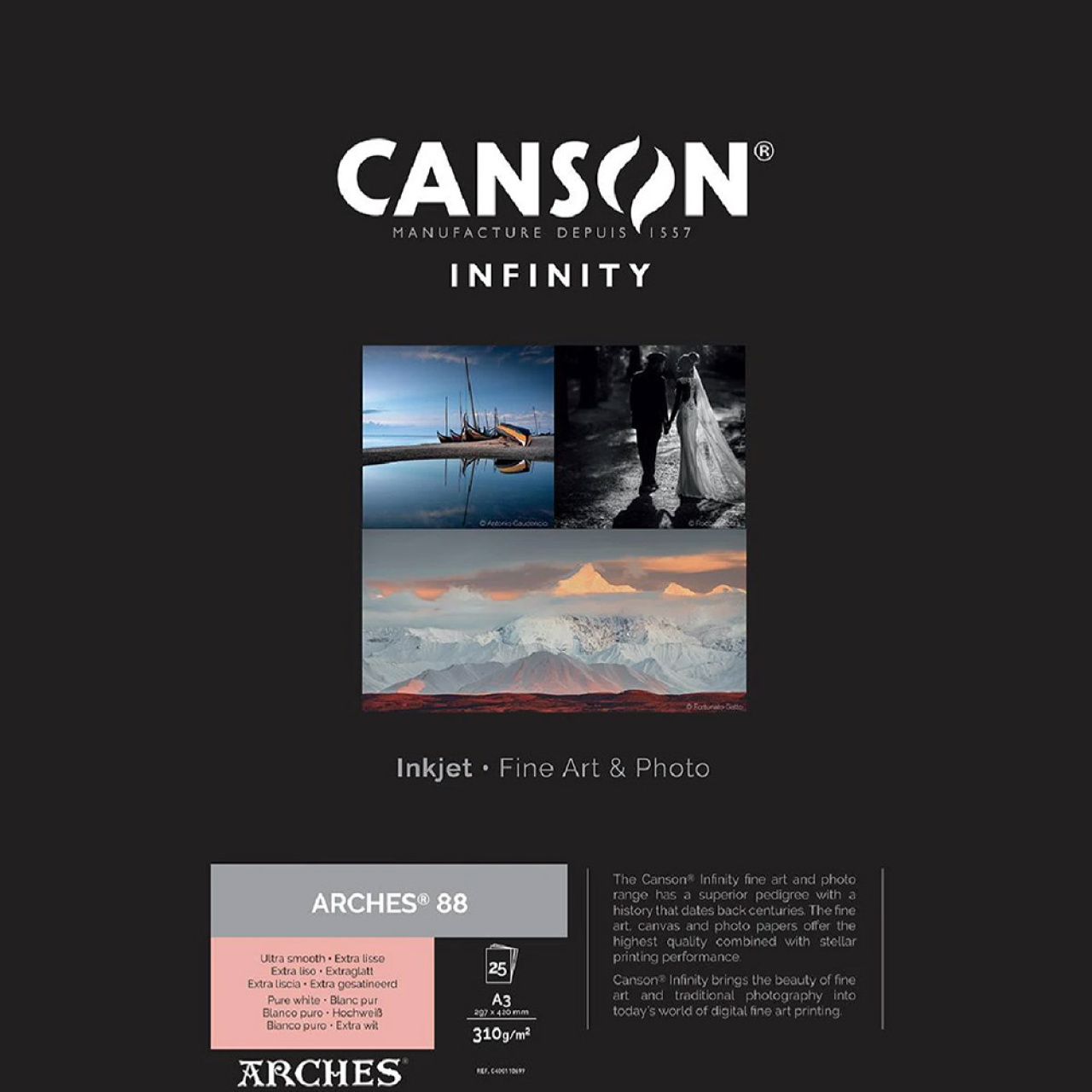 Canson Arches BFK Rives White 310